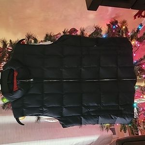 Gap Black Down Vest Womens Size L